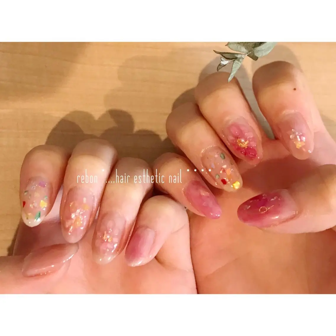 ネイル ハンドネイル フットネイル rebon＊ natsukiのネイルデザイン