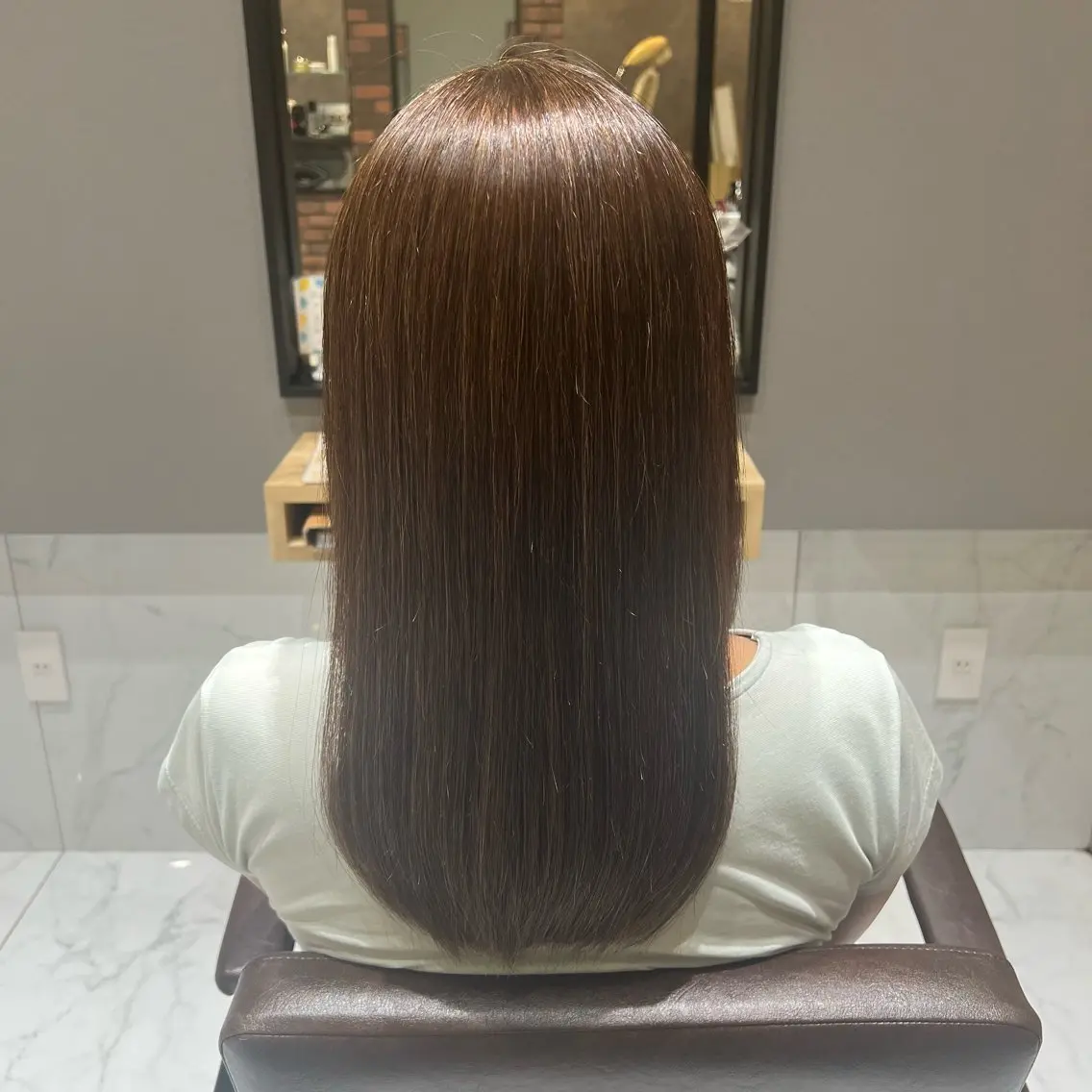 ロング カット 縮毛矯正 ルクール喜多町店 小室のヘアスタイル