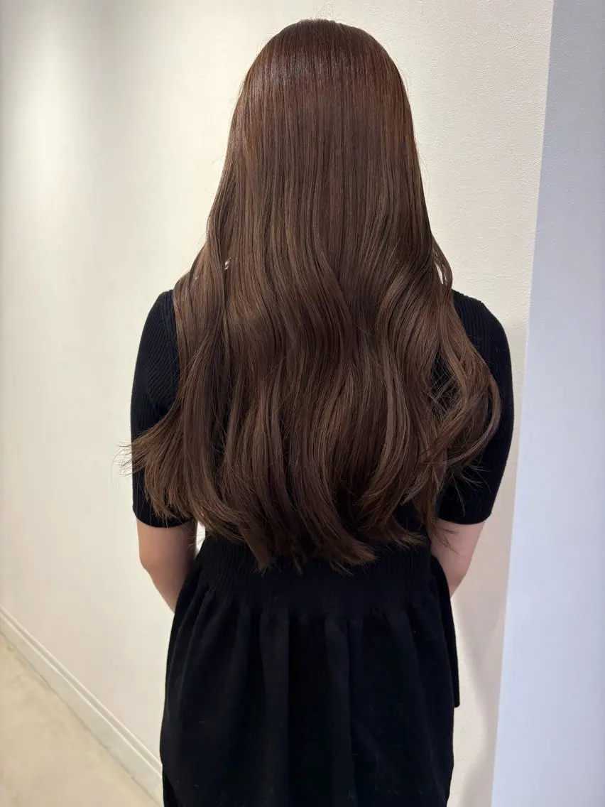 ロング カラー カット ヘアカラー トリートメント 堺 鳳 ママ美容師 yukariのヘアスタイル