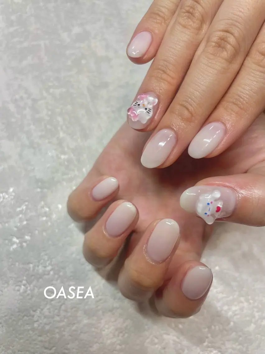 ネイル ハンドネイル 🌞💜 KAORI 🌴のネイルデザイン
