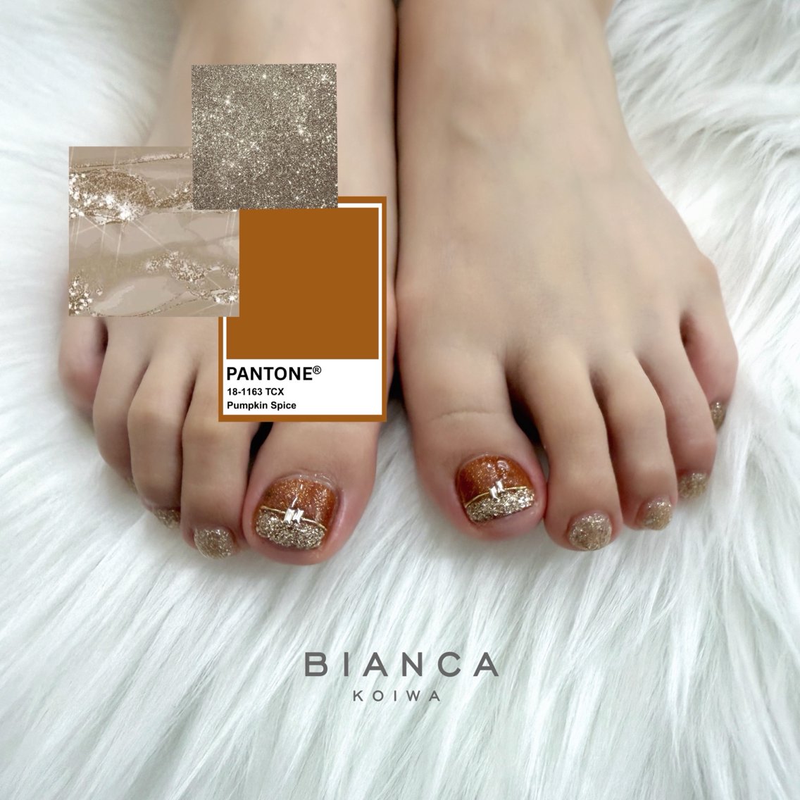 ネイル フットネイル Bianca 小岩 manatsu🌻のネイルデザイン
