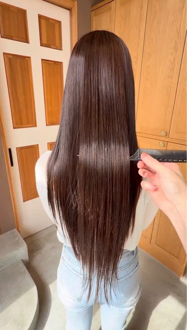 ロング トリートメント 赤羽根 周のヘアスタイル