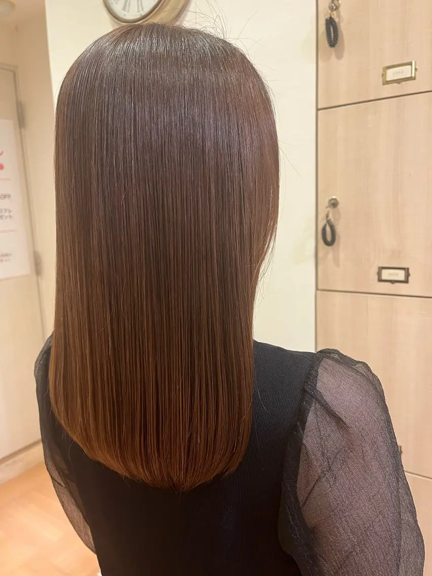 ミディアム トリートメント Ha naのヘアスタイル