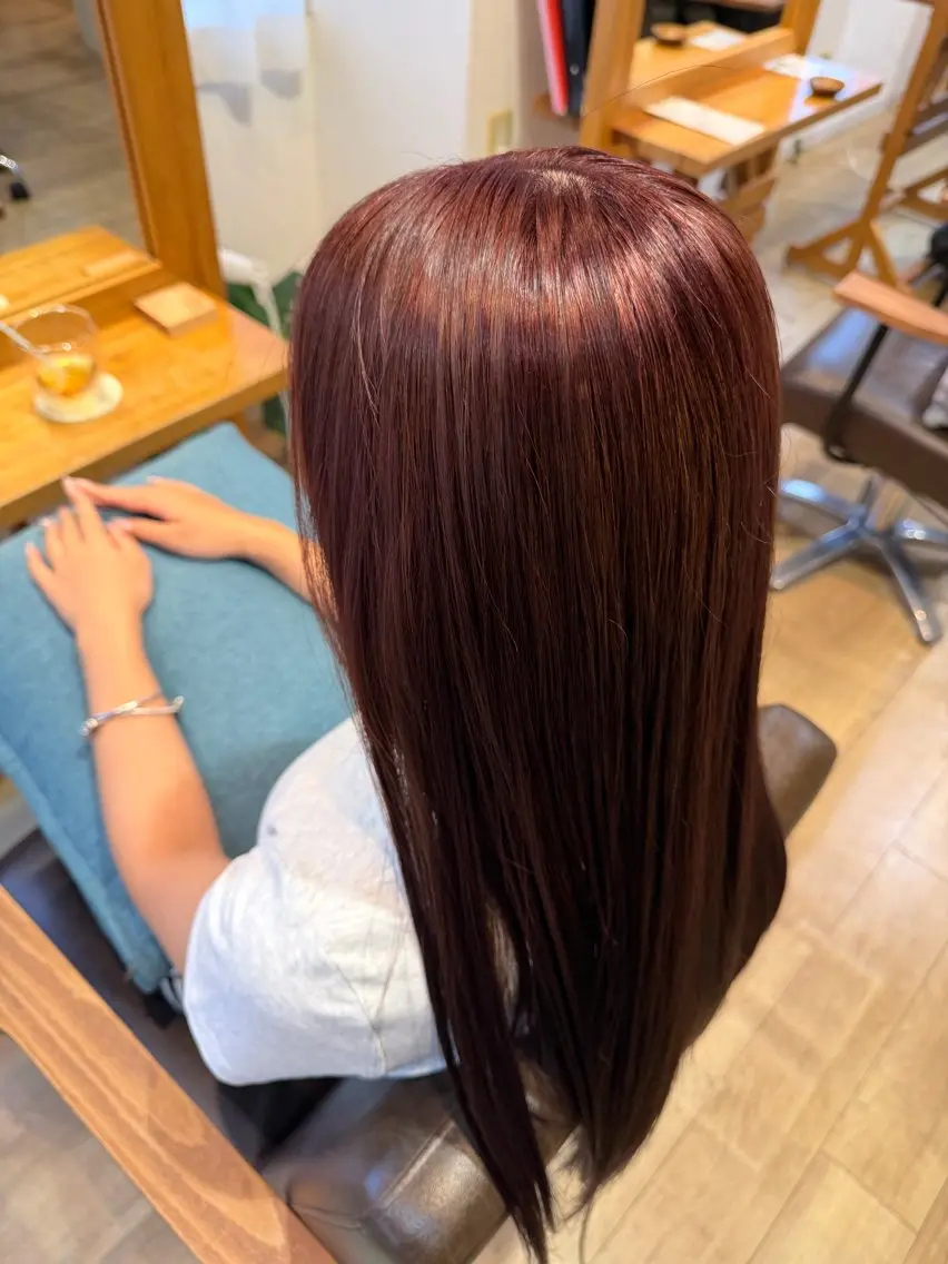 ロング カラー ヘアカラー RENA｜透明感 カラー×癒しスパのヘアスタイル