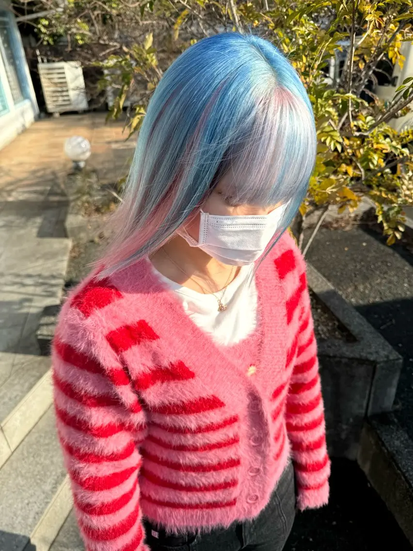 ショート ヘアカラー トリートメント Lit.豊橋 夏目のヘアスタイル