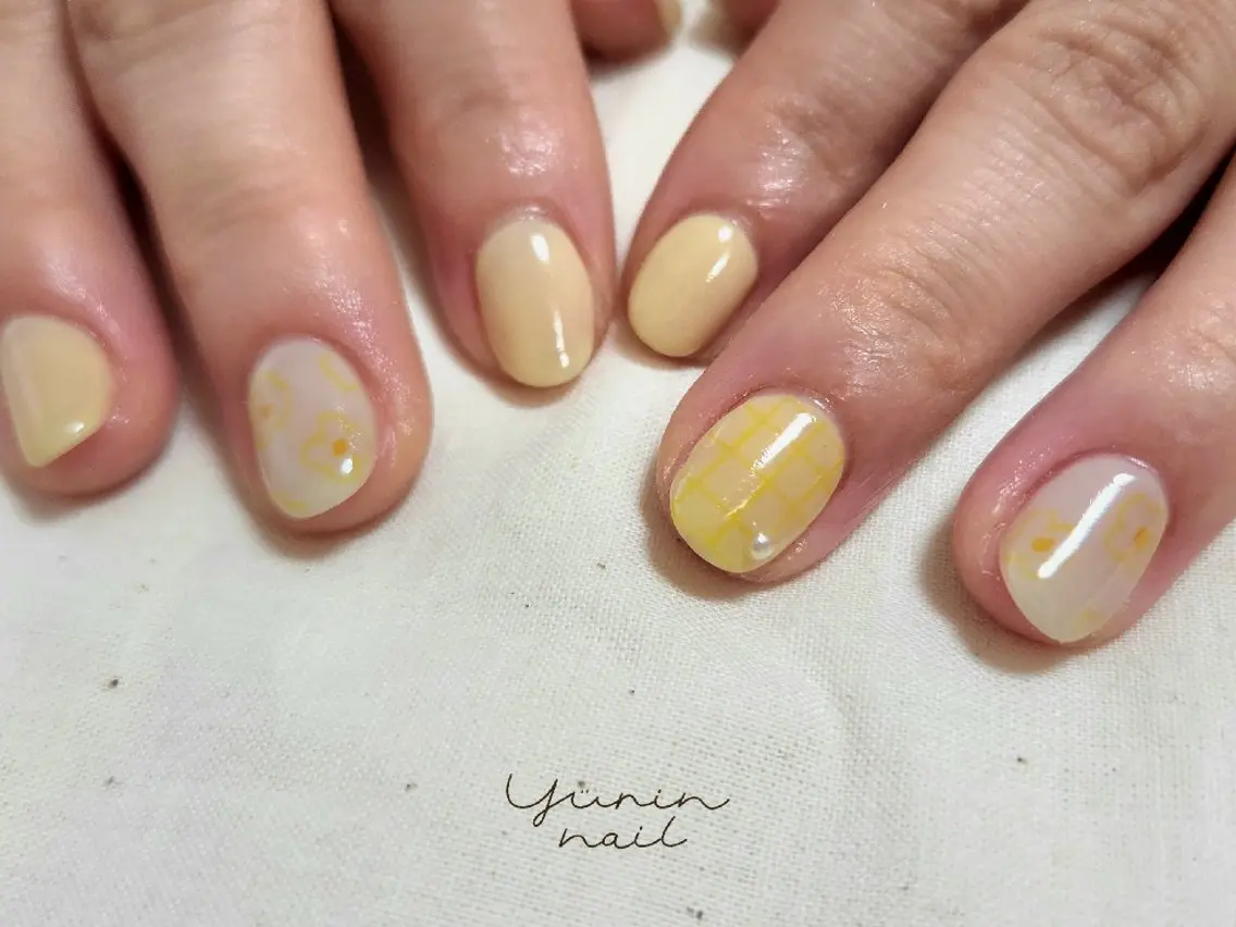 ネイル ショートネイル ショートネイル専門 yurin nailのネイルデザイン