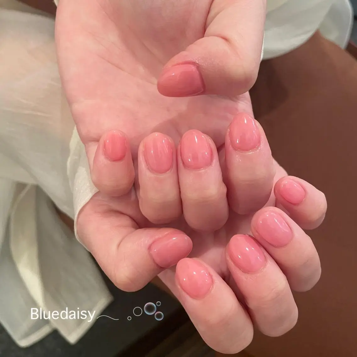 ネイル ピンク Blue daisy 栄本店のネイルデザイン