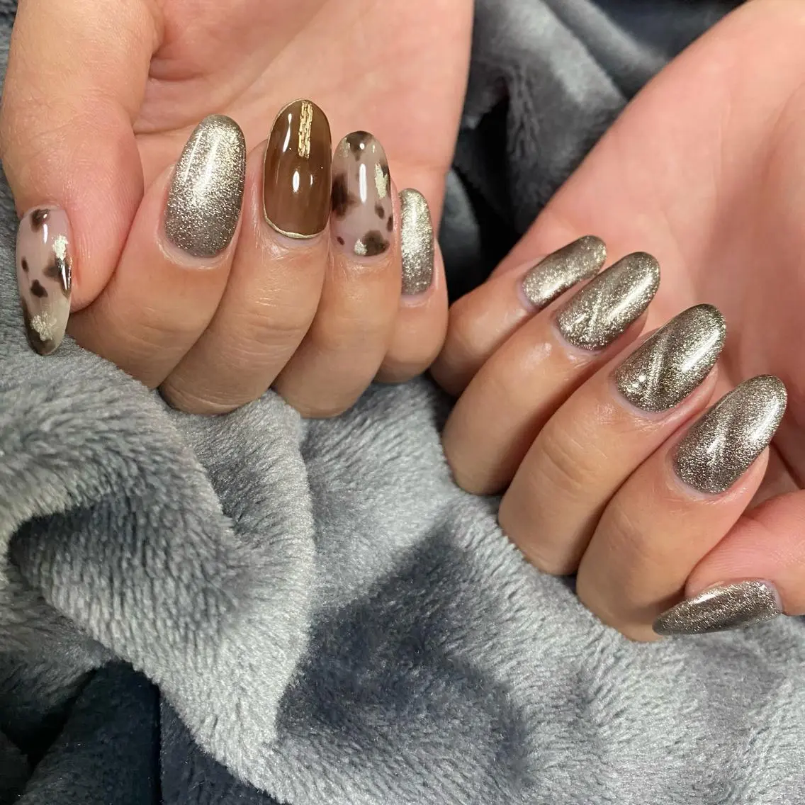 ネイル マグネットネイル ハンドネイル ND NAIL Ayakaのネイルデザイン