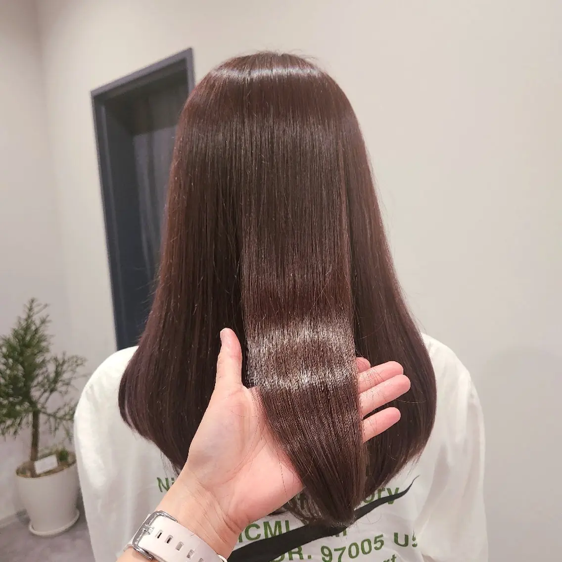 カラー セミロング ラベンダーカラー ラベンダーピンク ピンクカラー シールエクステ🎀 ホシノ🕒ユウカのヘアスタイル