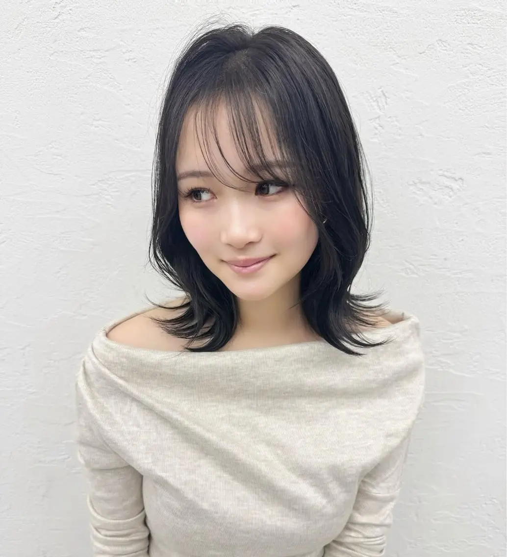 【カットモデル✂︎】似合わせカット(ミディアム)❤︎シャンプーブロー付きの写真