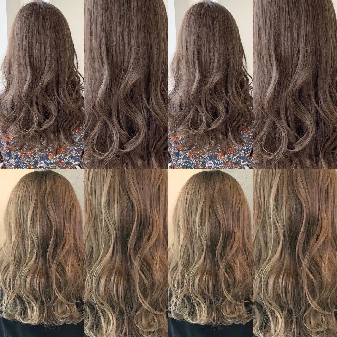 ロング カラー ヘアカラー ✨韓国艶髪✨ケア ブリーチ🫧アキラのヘアスタイル