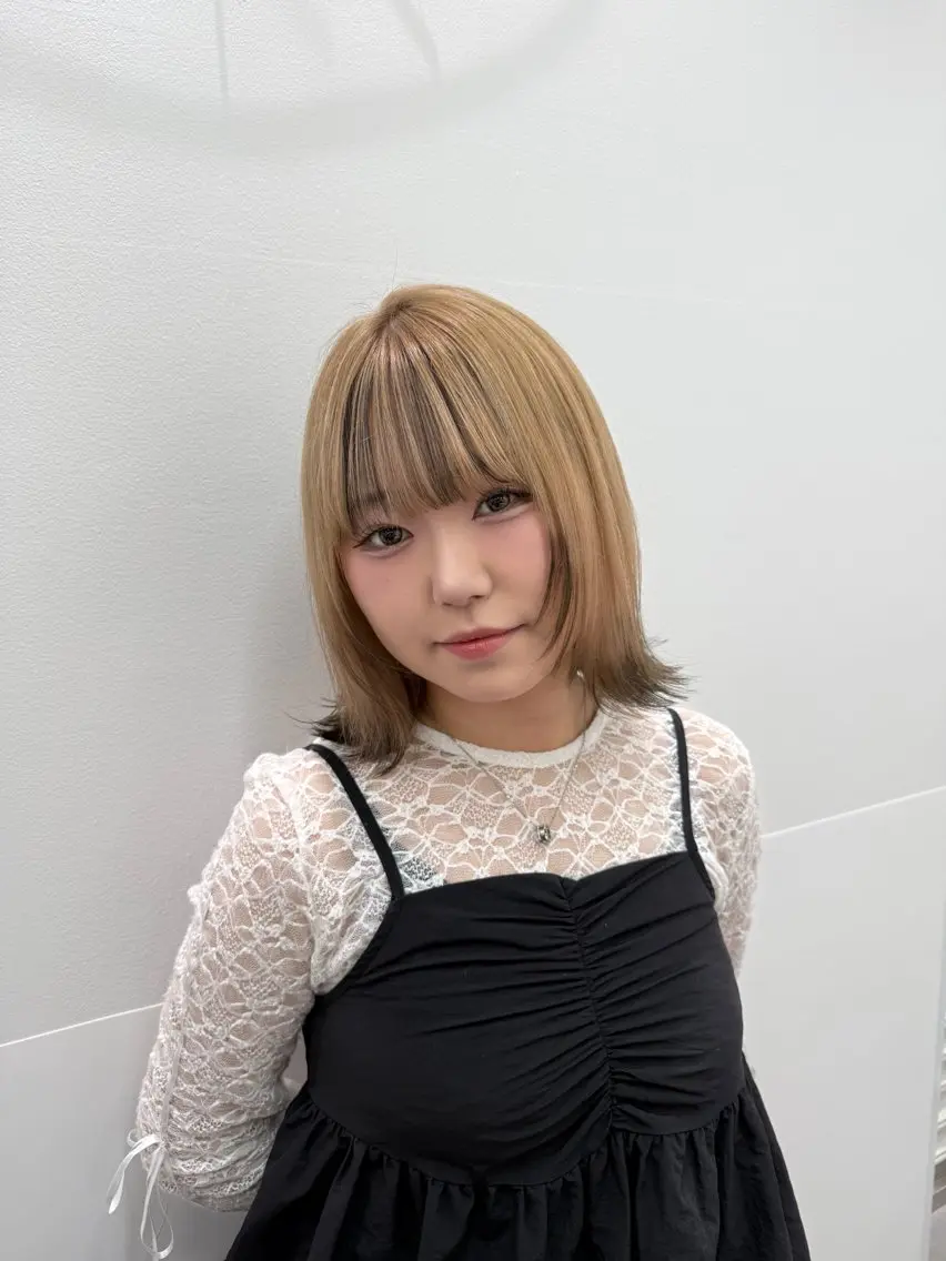 ミディアム プルエクステ/モデル 募集/横浜/YUKAのヘアスタイル