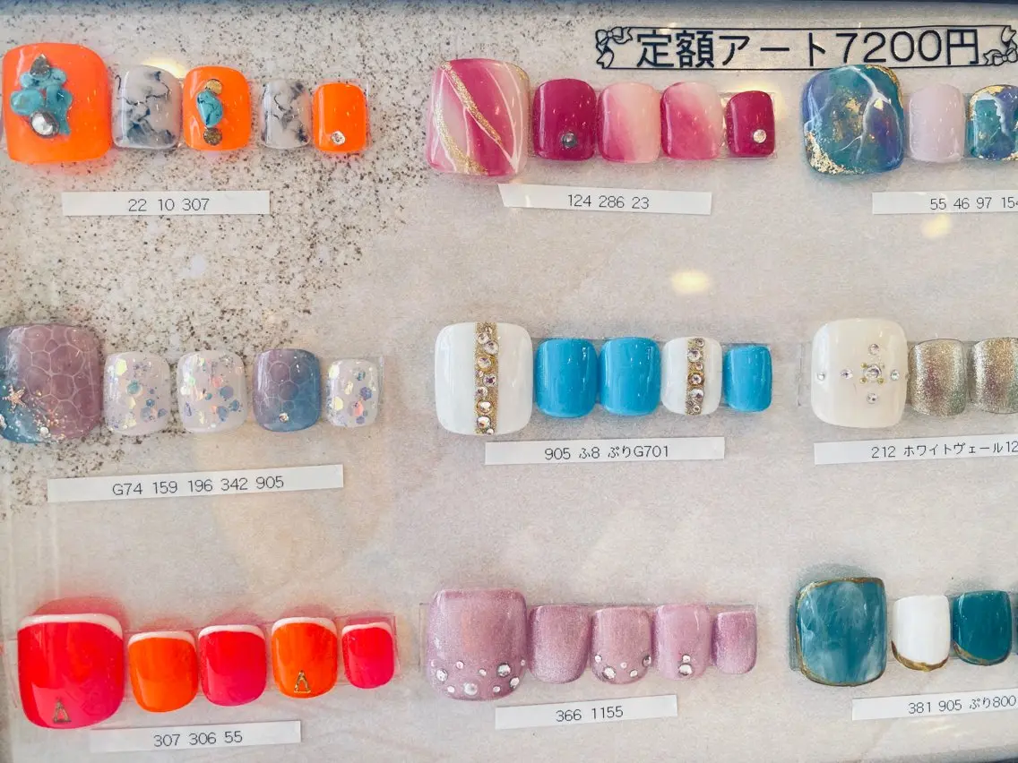 ネイル アートネイル フットネイル Nail1wang ネイルワンのネイルデザイン