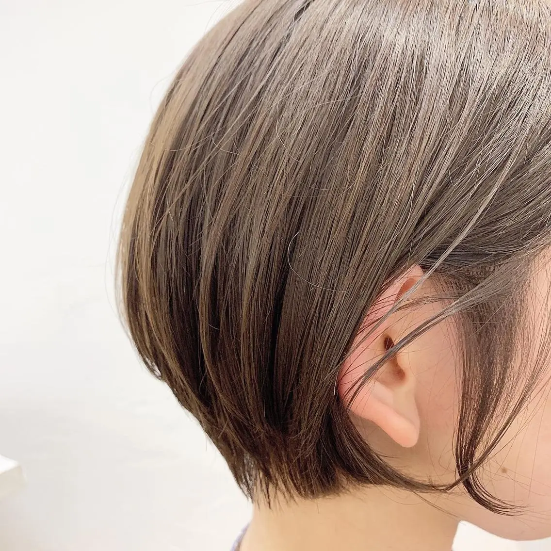 ショート ショートボブ ボブ ショートヘア SNS撮影用 髪質改善モデル募集のヘアスタイル