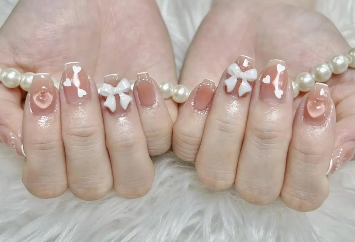 ネイル アートネイル 成人式 長さ出し フットネイル ジェルネイル ハンドネイル ハンドケア For U nail スカルプ専門店のネイルデザイン