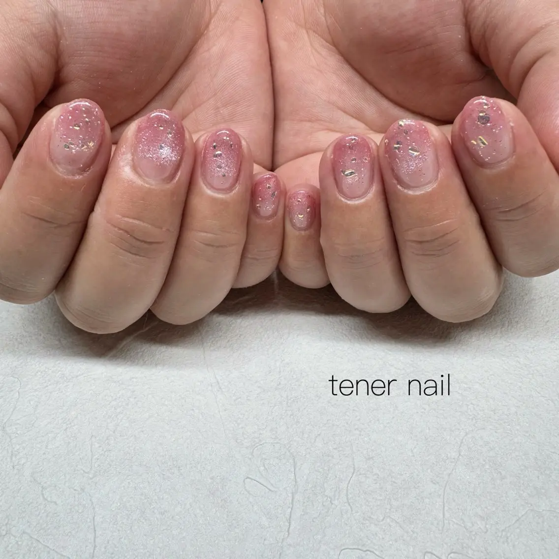 ネイル ラメ(グリッター) ハンドネイル テネルネイル tener nailのネイルデザイン