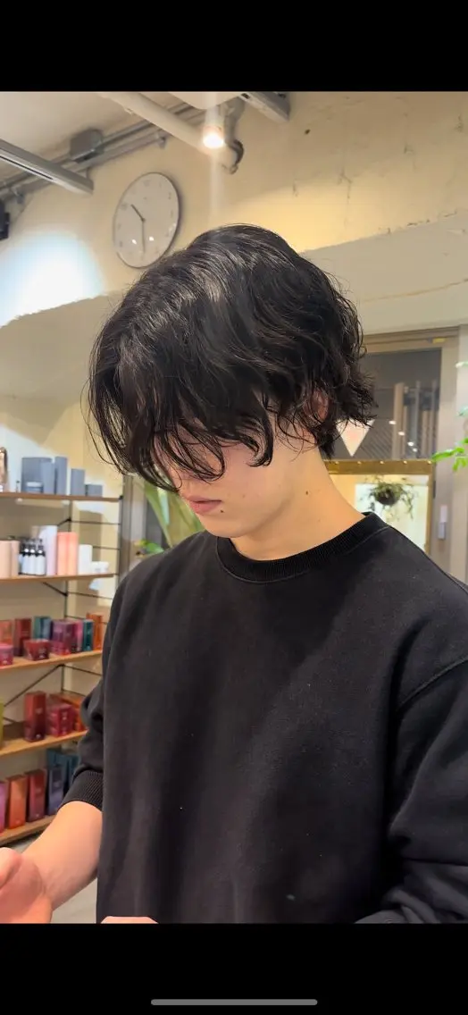 パーマ 小山 綾奈 ロングカットのヘアスタイル