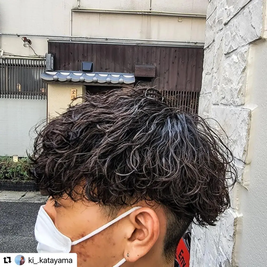 ミディアム カラー メンズ ミディアムパーマ メンズパーマ メンズツイストパーマ 波巻きパーマ ツイストパーマ 🩷Eny terrace🩷のヘアスタイル