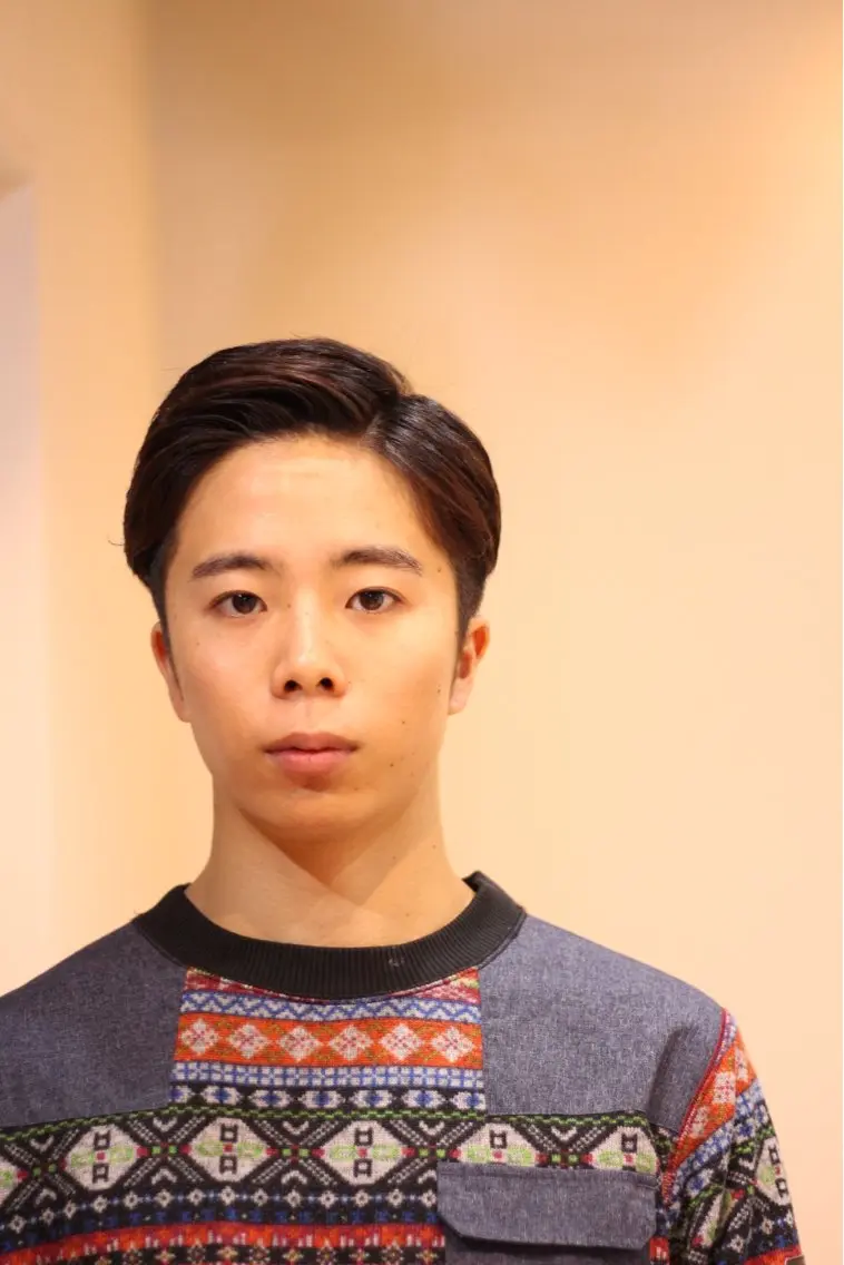ミディアム 池田 京太のヘアスタイル