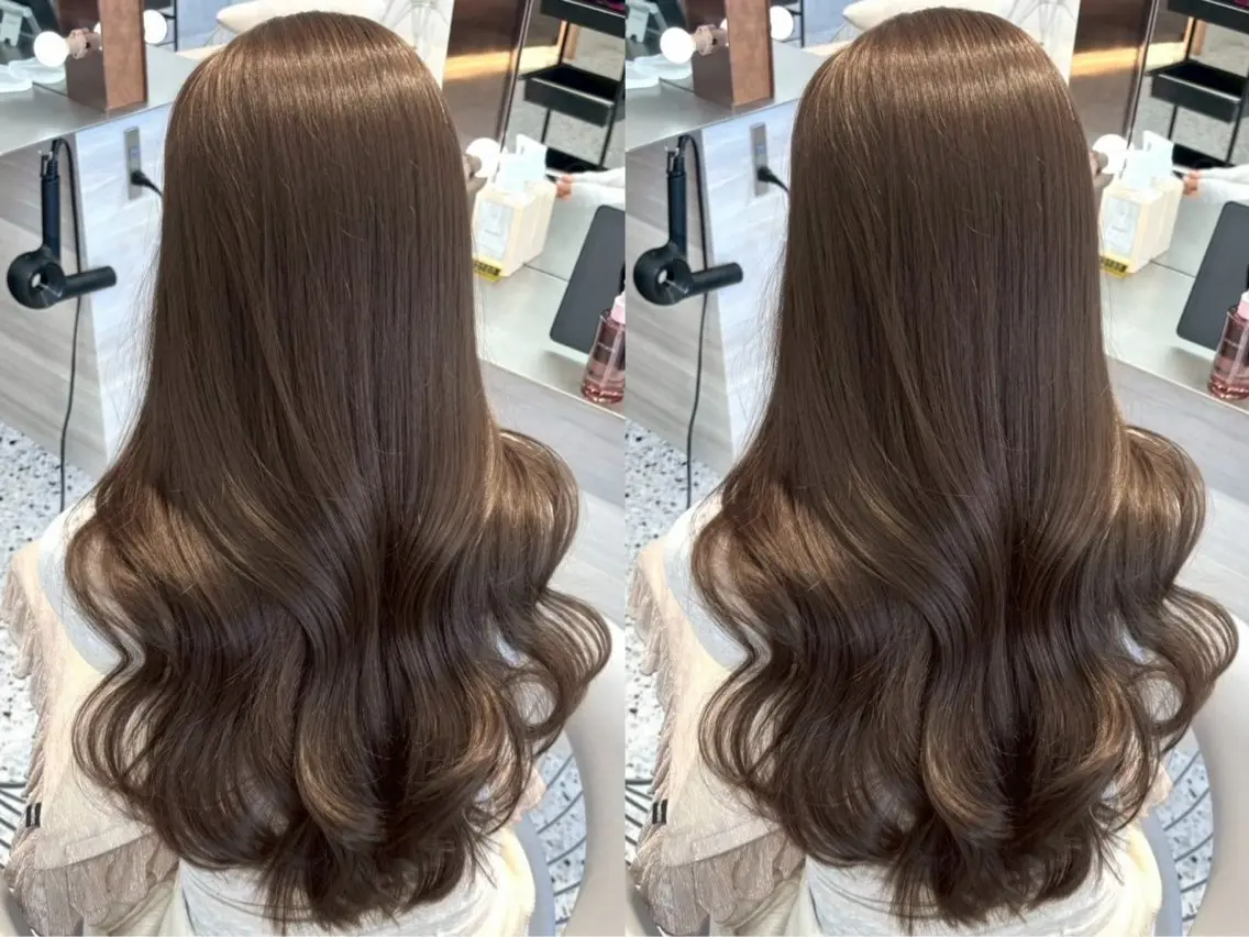 ロング 髪質改善 レイヤーカット 🎀透明感カラー shizuka🎀のヘアスタイル