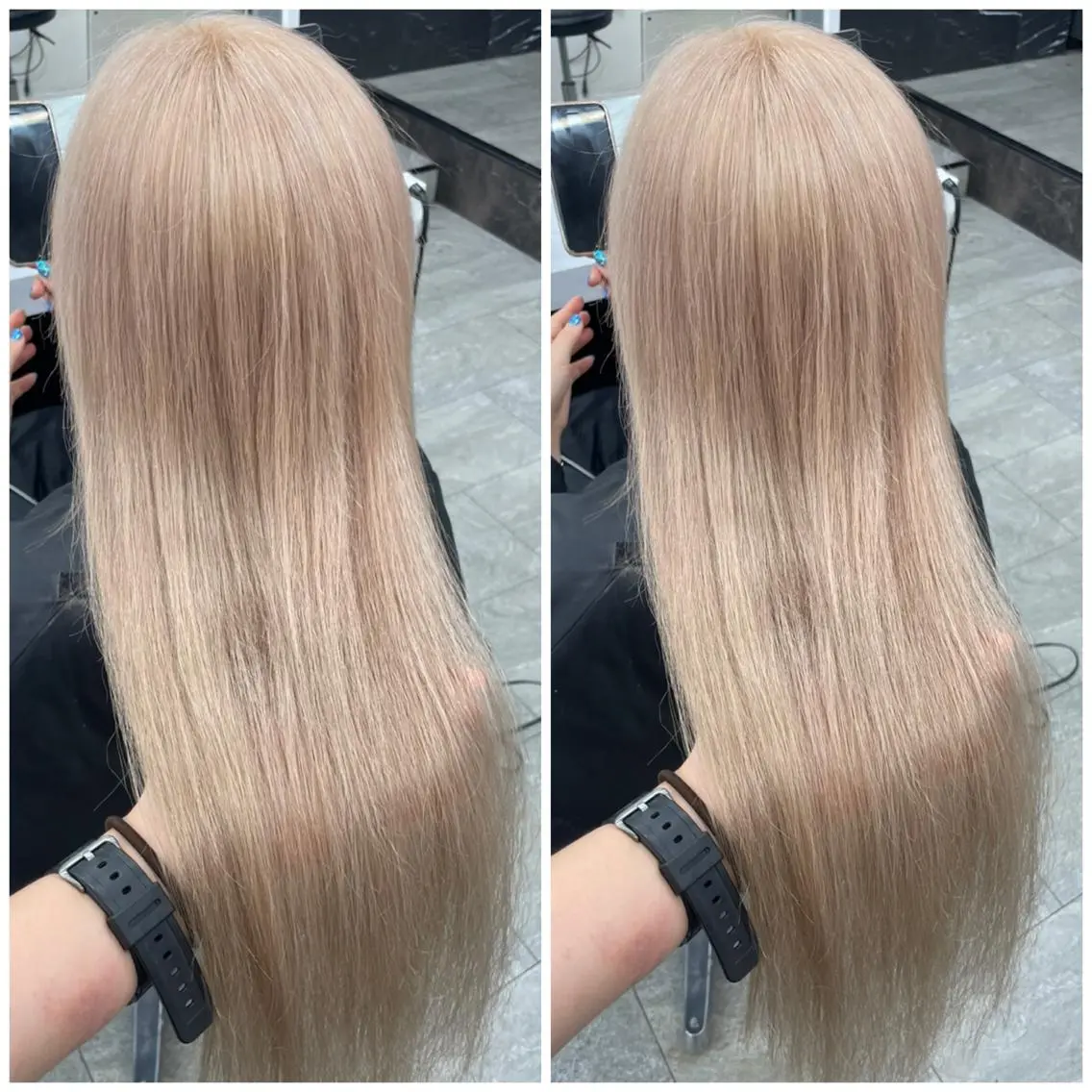 ロング ヘアカラー トリートメント 🦋プルエクステ ARISA🦋のヘアスタイル