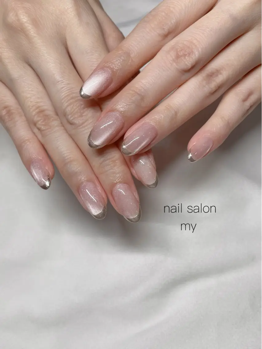ネイル 韓国ネイル ニュアンスネイル ワンホンネイル NailSalon MYのネイルデザイン
