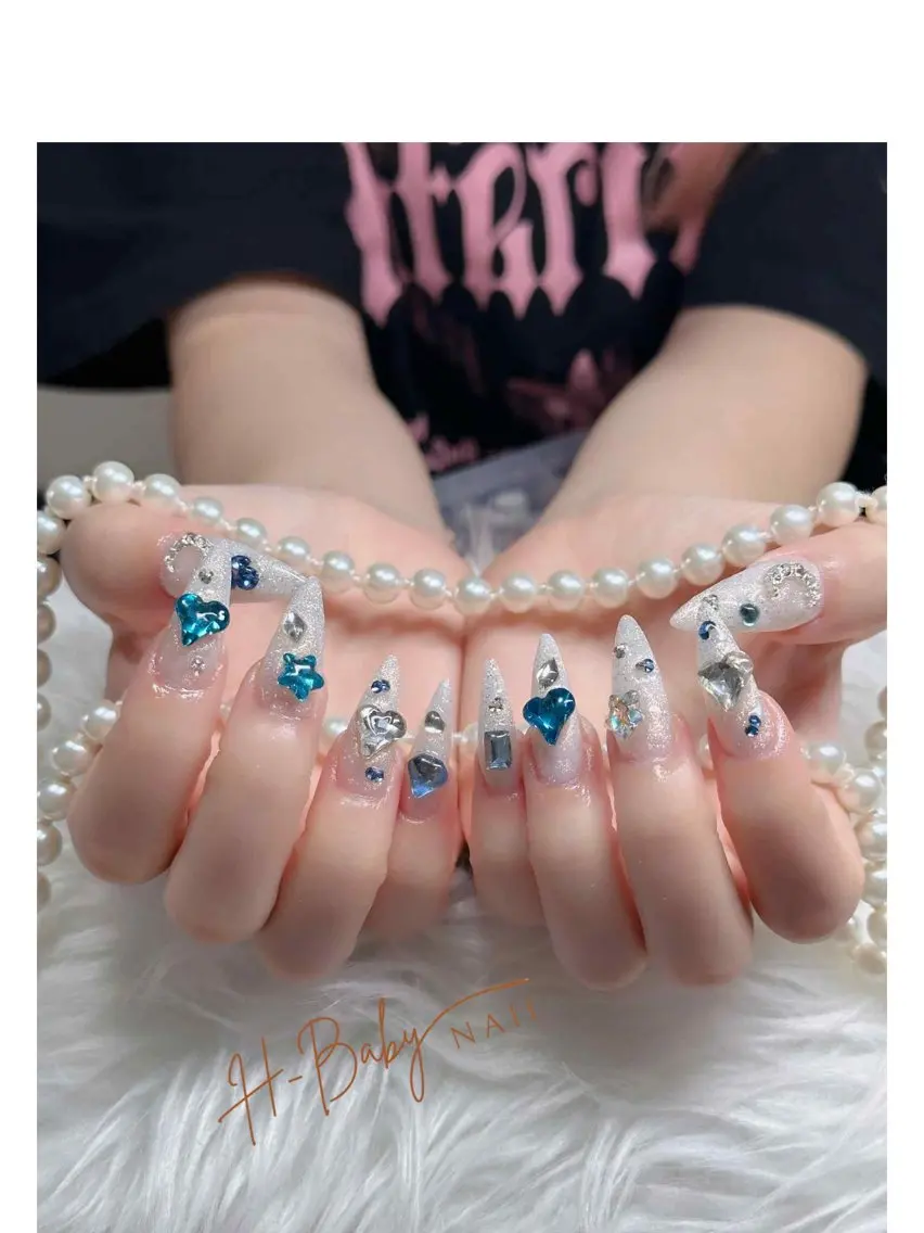 ネイル アートネイル 成人式 ジェルネイル ニュアンスネイル 夏ネイル ハンドネイル neco H.babynailのネイルデザイン
