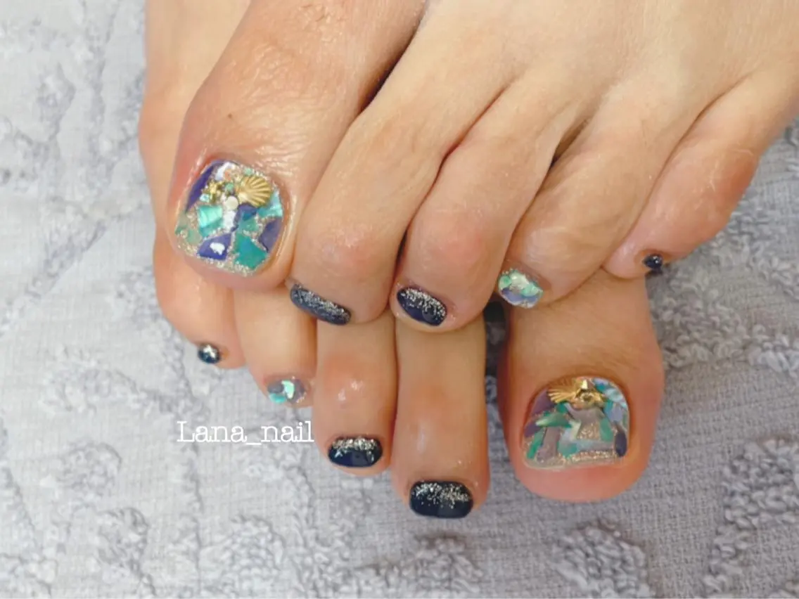 ネイル フットネイル Lana_ nailのネイルデザイン