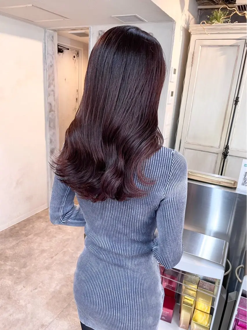 カラー ヘアカラー Maison Toi 山﨑 麻生のヘアスタイル