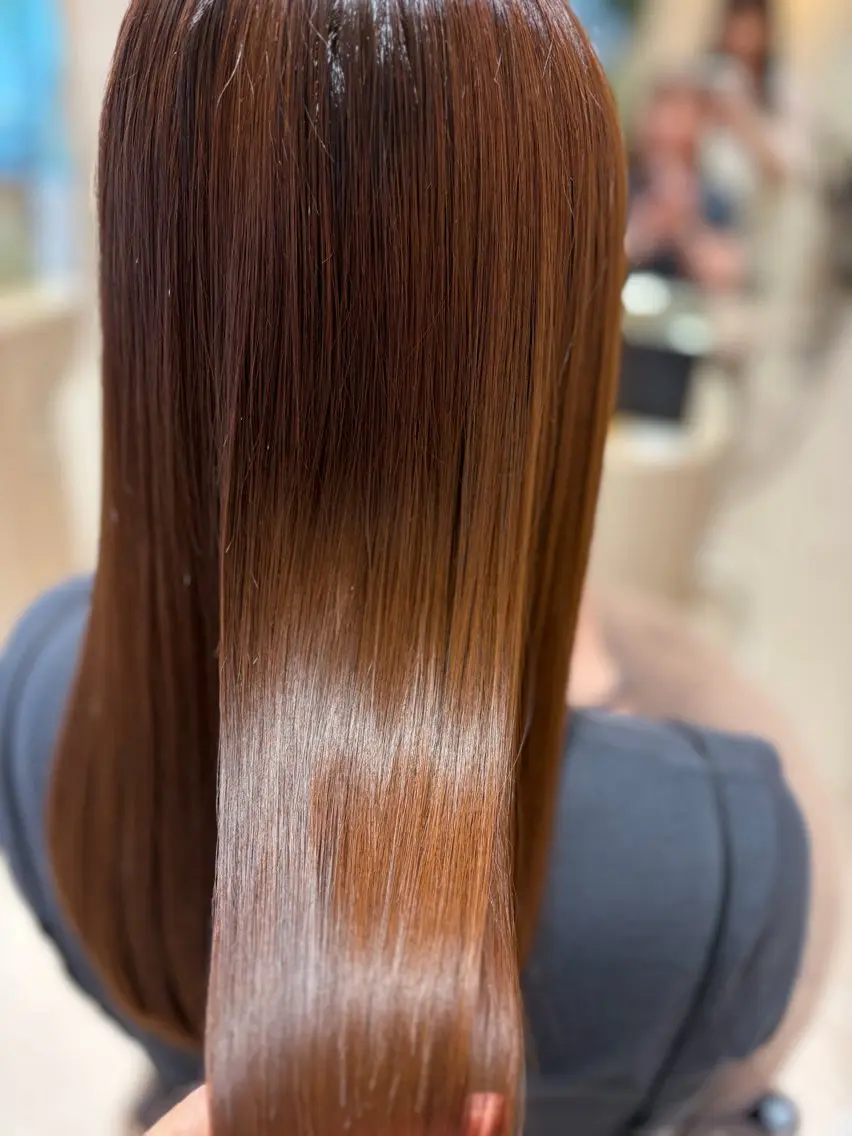 ロング カラー 菅原 渚のヘアスタイル