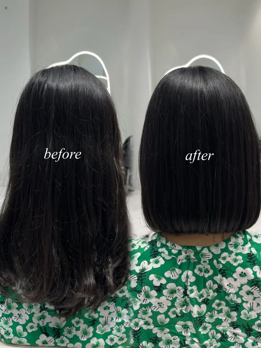 ショート ボブ 𝑹𝒊𝒉𝒐🎀 名駅/大人韓国ヘアのヘアスタイル