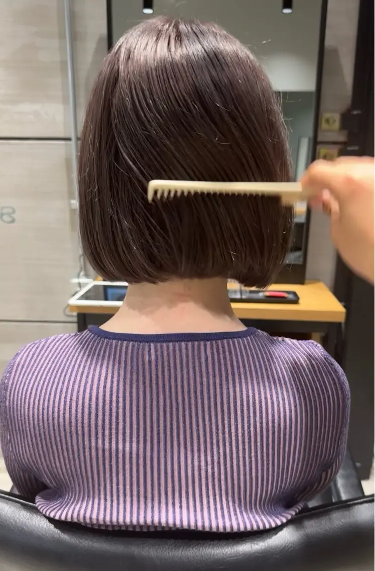 ショート カラー ブラウンカラー 骨格・似合わせカット 【原宿】Fukaのヘアスタイル