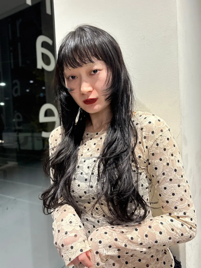 ロング 流行デザイン特化 東方  舜のヘアスタイル