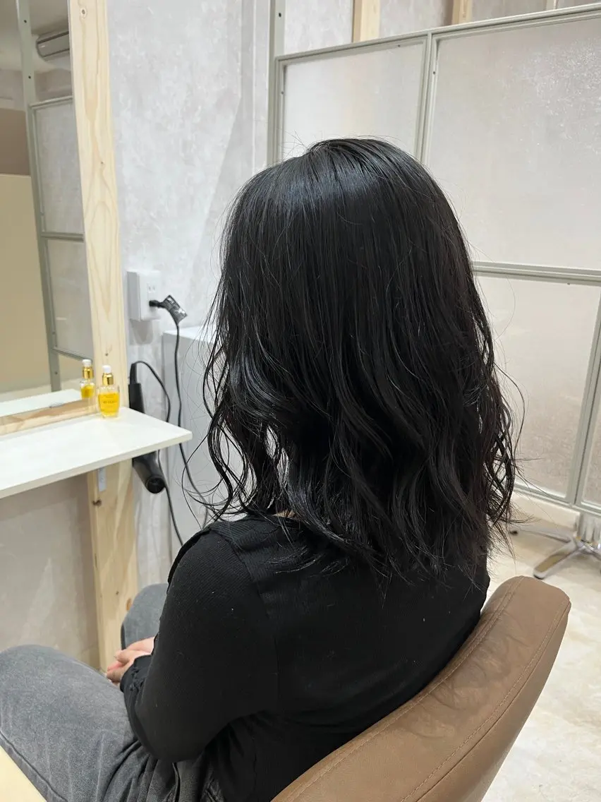 ミディアム 【ROSSO】 SHUHEIのヘアスタイル