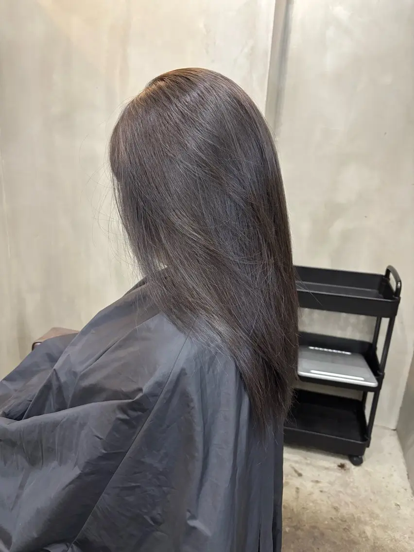 セミロング カラー ブリーチ ヘアカラー 中園康 /カラー/ブリーチのヘアスタイル