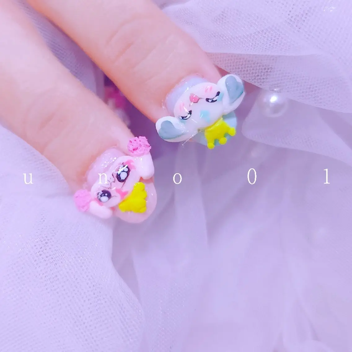 ネイル 梅田🦄中崎町🩵 u n o 0 1のネイルデザイン