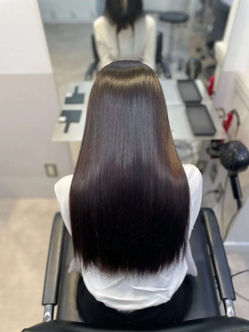 ミディアム 縮毛矯正 🤍ショートボブ 🤍NANAMI🤍のヘアスタイル