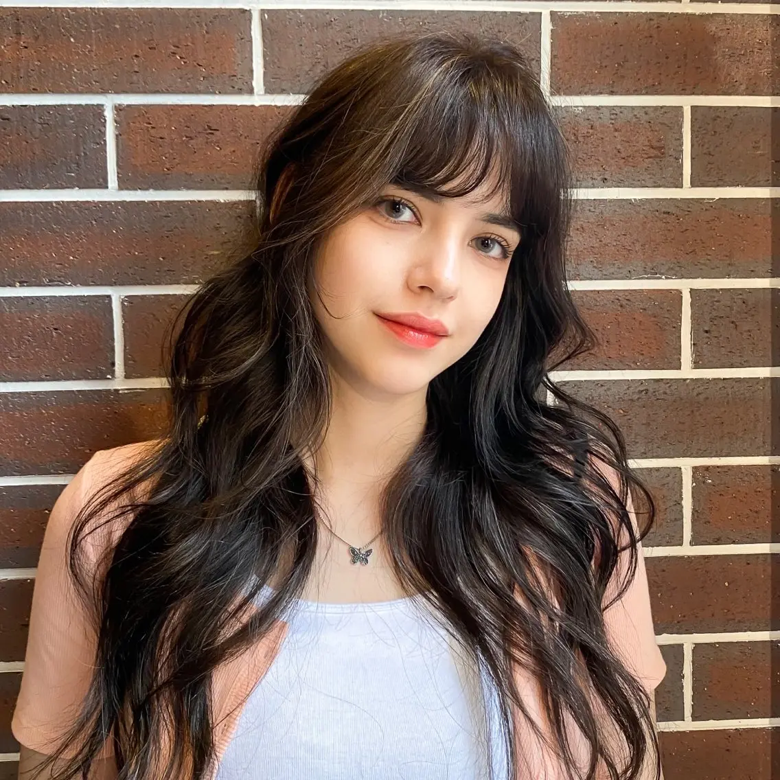 ロング カラー ブリーチ ケアブリーチ ハイライトカラー ハイトーンカラー メッシュ ハッシュカット/艶感 カラー/ユウキ✨のヘアスタイル