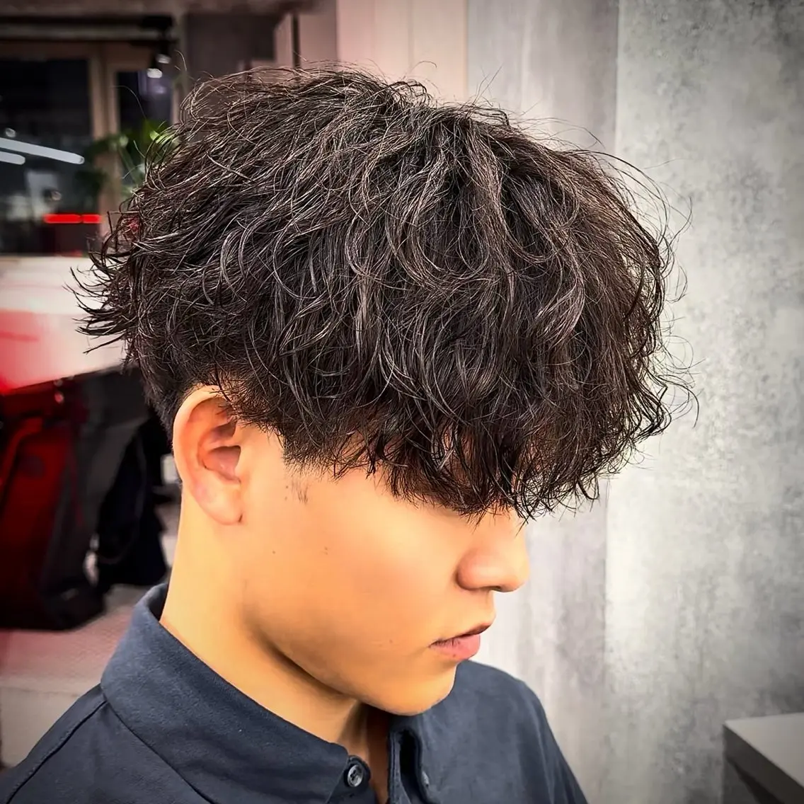 パーマ メンズ カット パーマ 🤍モテ/メンズ KEISHO🩶のヘアスタイル