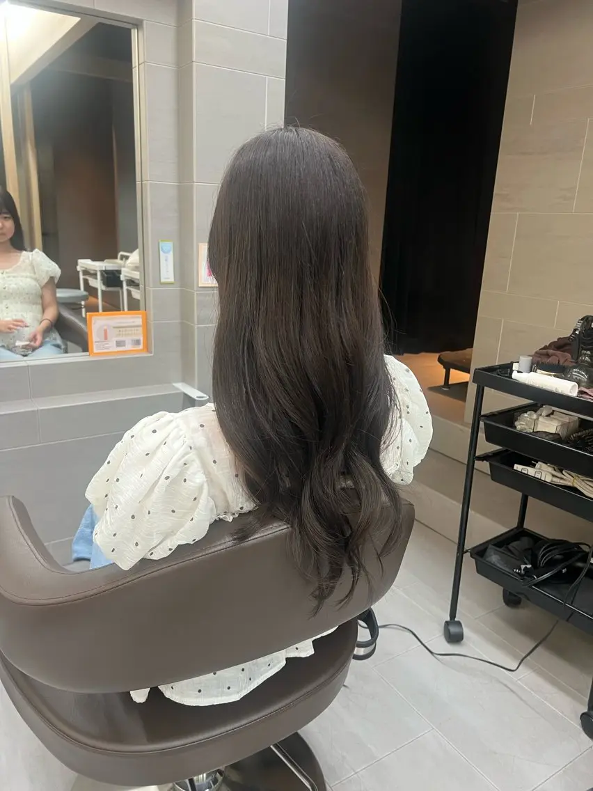 ロング カラー 森川 紗菜のヘアスタイル