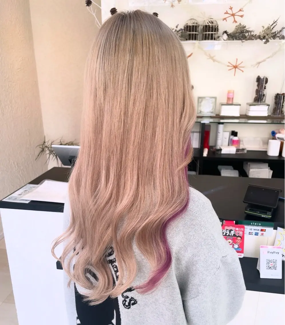 ロング エクステ MEKI 𓃠‪のヘアスタイル