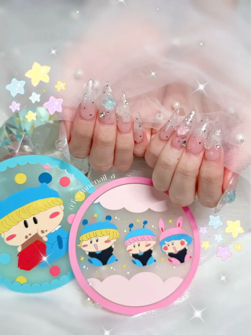 ネイル 6/17空✩.*🎀 aoi🎀のネイルデザイン