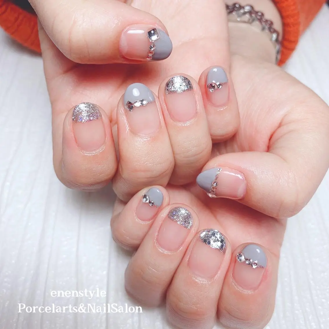 ミディアム ネイル 🐾enen style 🐾のネイルデザイン