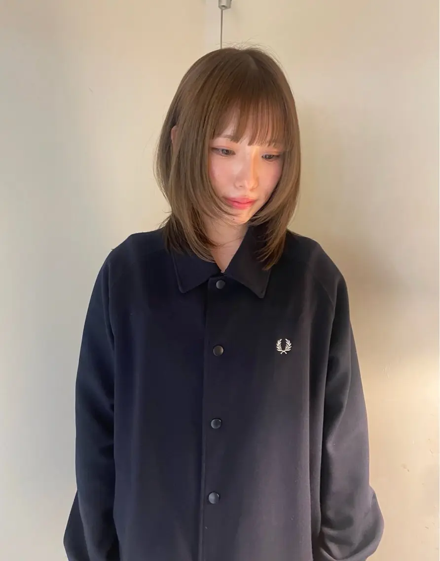 ミディアム カラー ヘアカラー 似合わせヘア🪶 表参道／remiのヘアスタイル