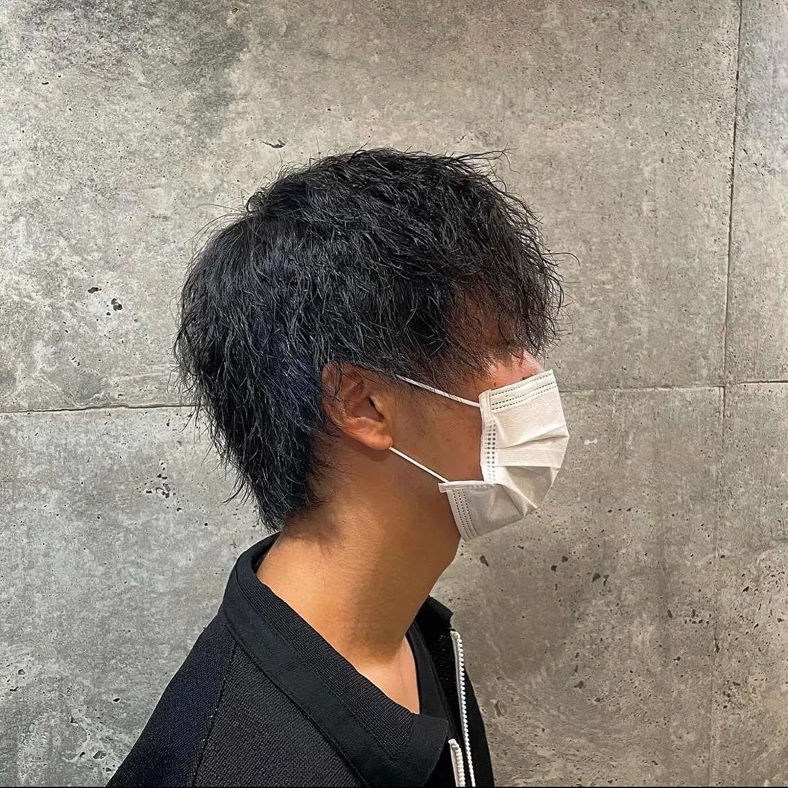 パーマ メンズ Ryo 難波 メンズサロンのヘアスタイル