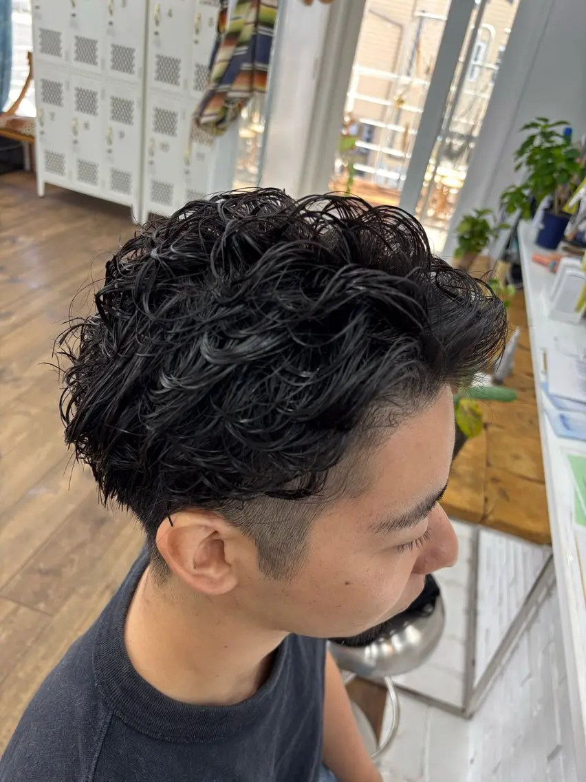 メンズ カット パーマ メンズ特化サロン Ryomaのヘアスタイル