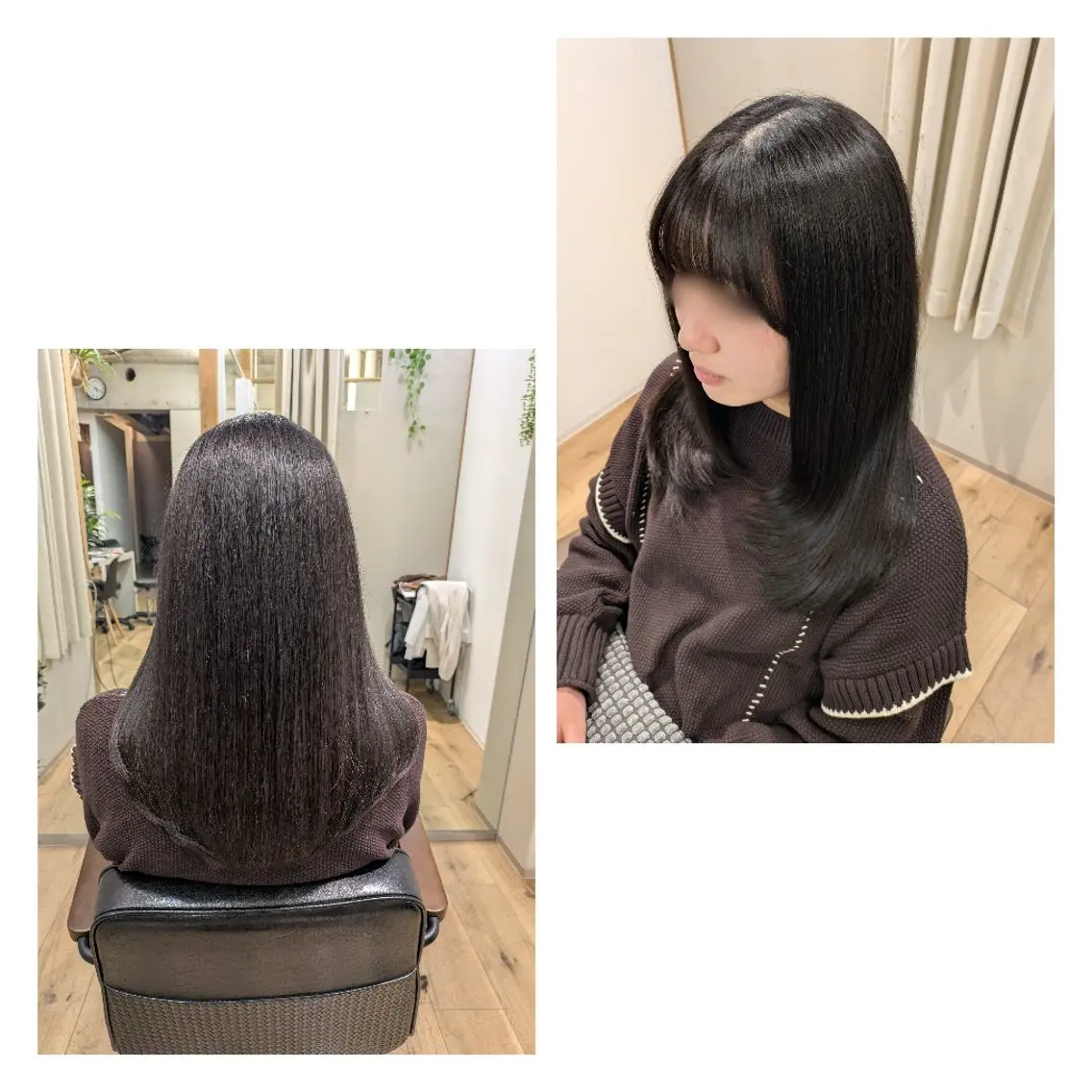 ロング 顔まわりレイヤー 顔周りカット レイヤーカット 有馬 葵のヘアスタイル