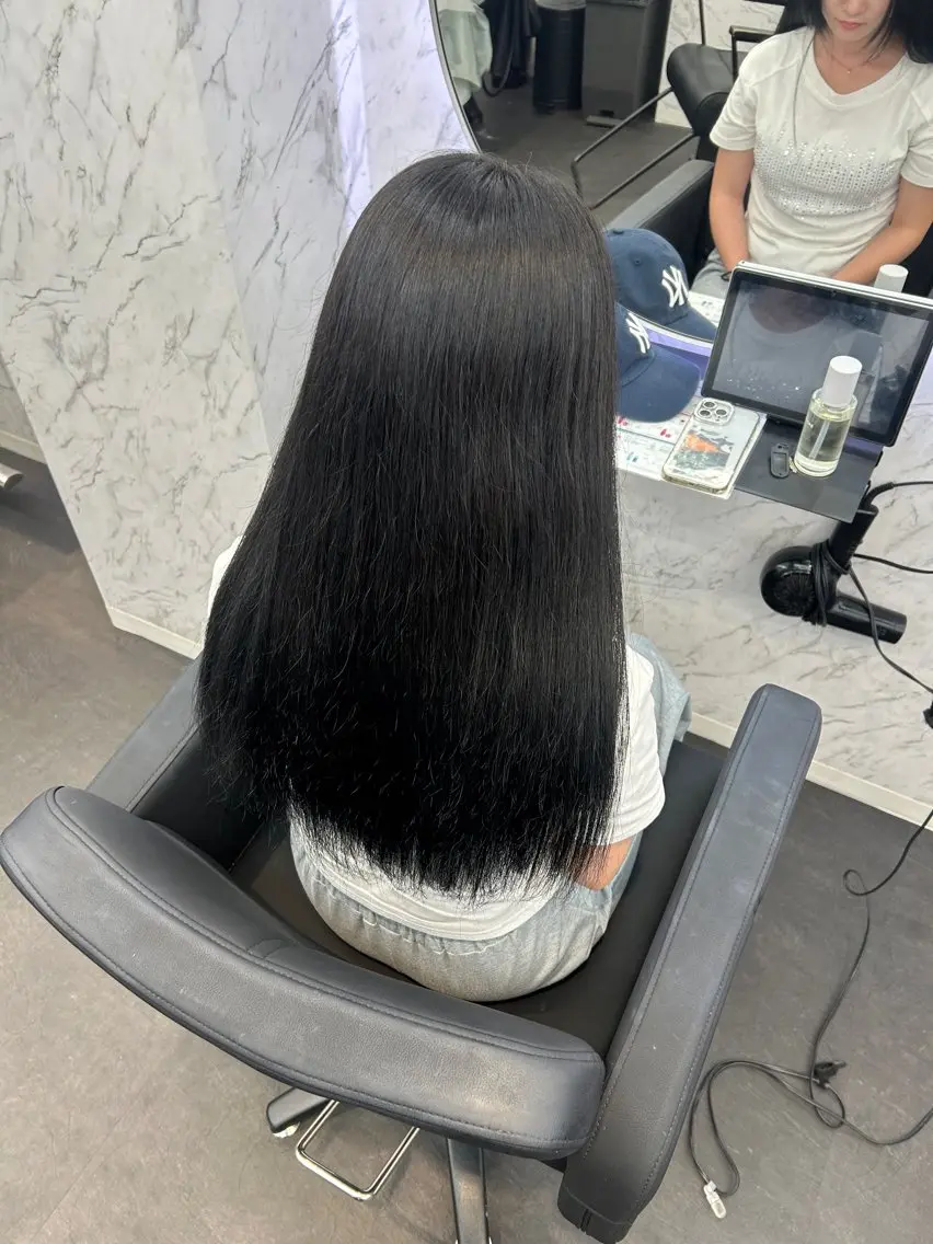 ロング カラー ヘアカラー トリートメント カット¥1100 ✂️MIUのヘアスタイル