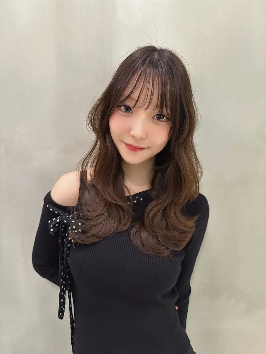 ロング カラー ヘアカラー トリートメント ブリーチ/Wカラー/ 透明感/たけるのヘアスタイル