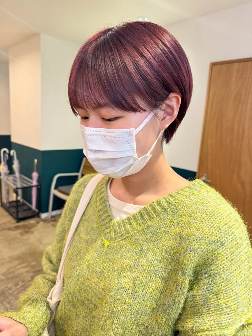 ショート カット ヘアカラー トリートメント 中村瑞貴 ＊hairbraceのヘアスタイル